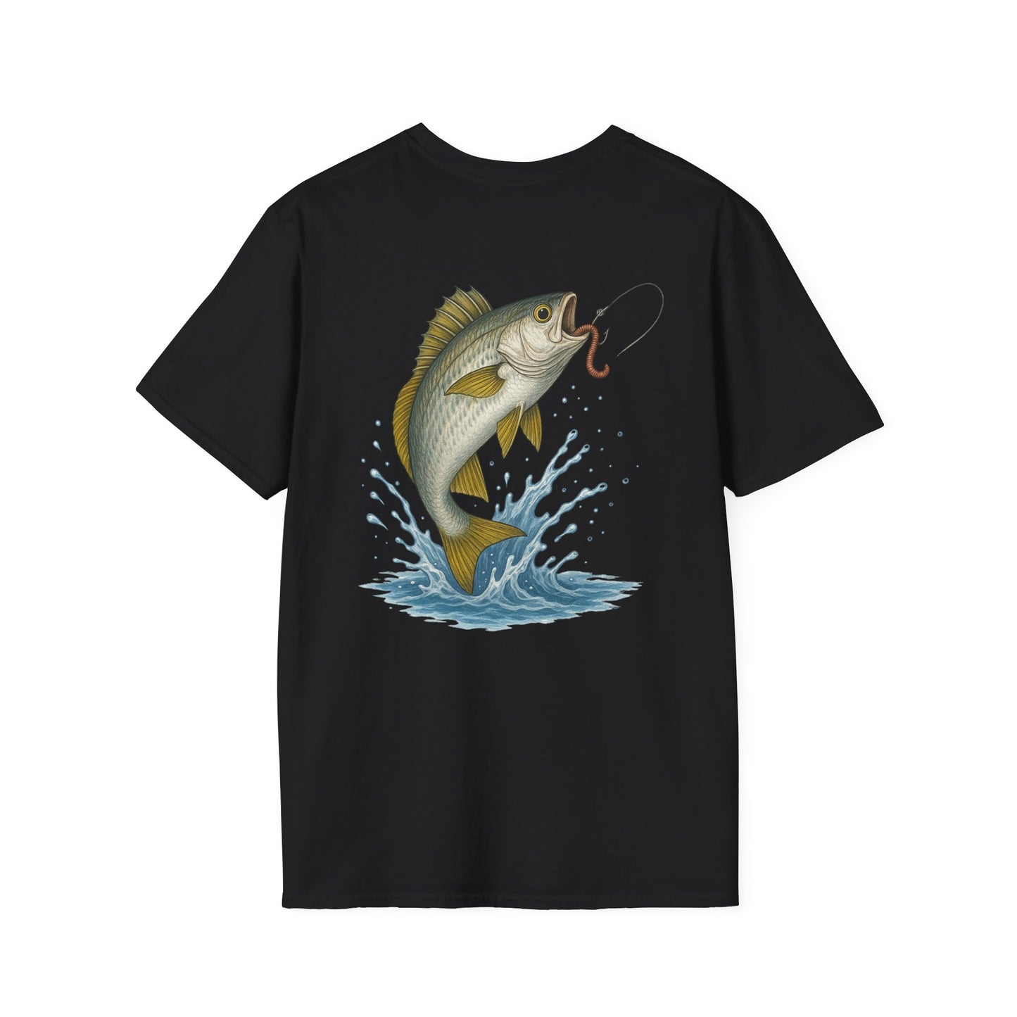 Croakerfest Unisex Softstyle T-Shirt - Perfect for Fishermen, Outdoor Enthusiasts, Gift for Dad, Summer Wardrobe, Casual Wear