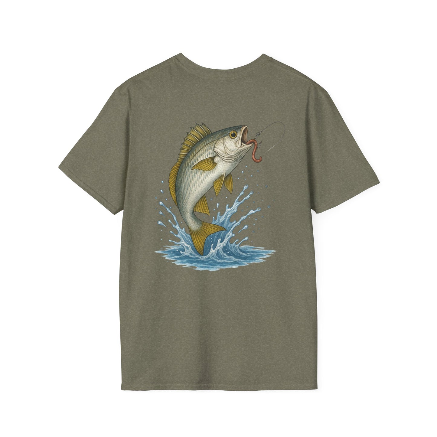 Croakerfest Unisex Softstyle T-Shirt - Perfect for Fishermen, Outdoor Enthusiasts, Gift for Dad, Summer Wardrobe, Casual Wear
