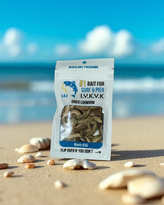 Dried Lugworm : #1 Bait for Surf & Pier