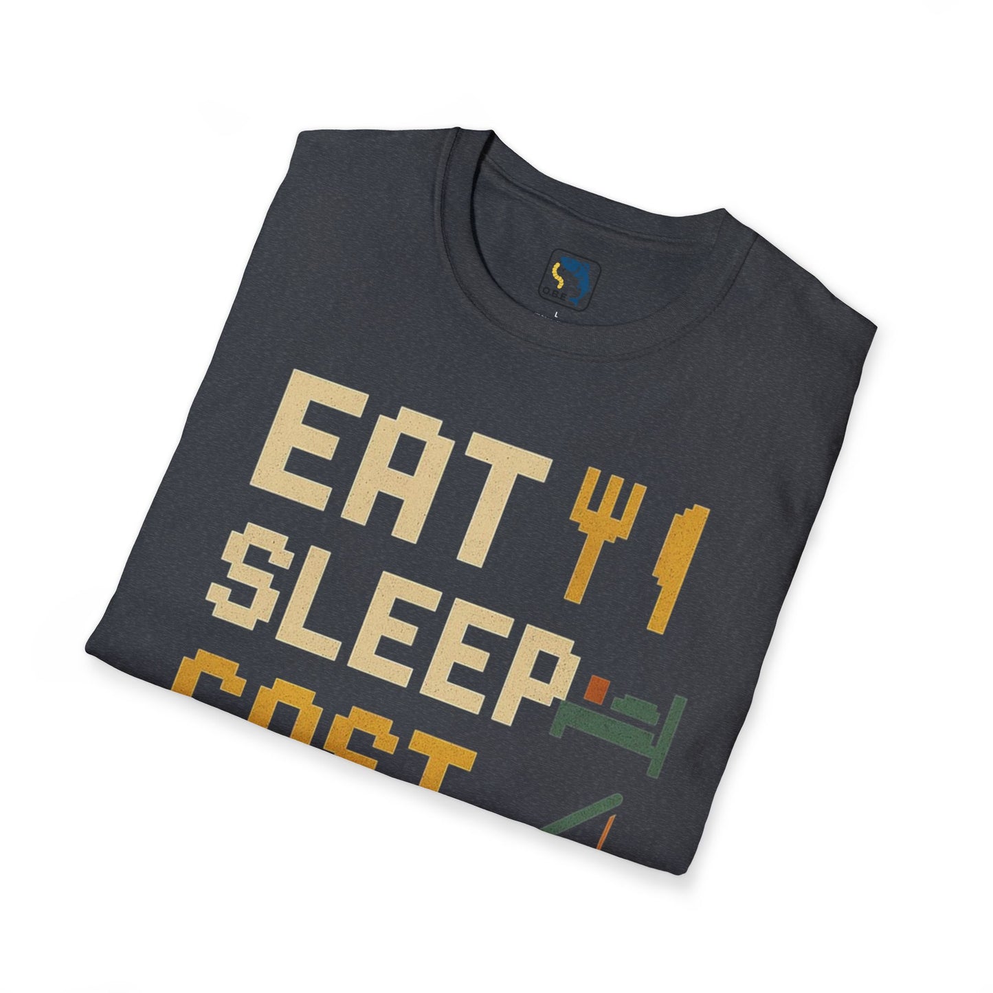 Eat, Sleep, Cast, Repeat Unisex Softstyle T-Shirt